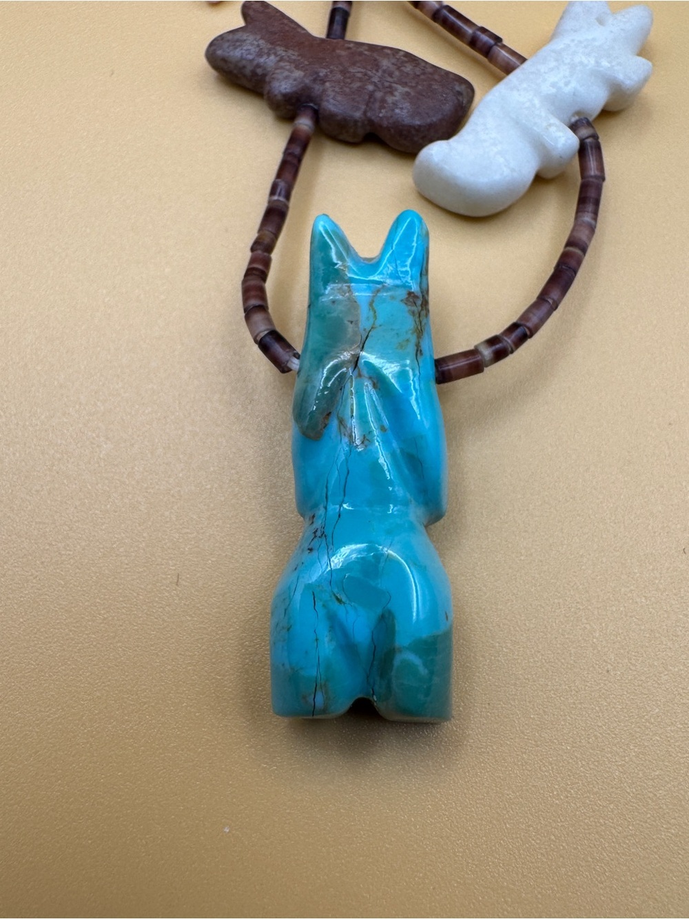Vintage Authentic Southwestern Zuni Fetish Necklace – quiet luxury - Picture 7 of 16
